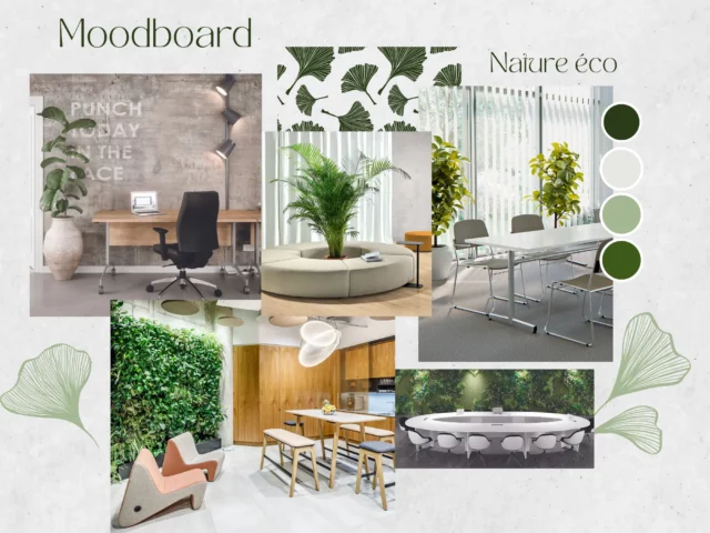 Inspiration tendance agencement de bureaux mobilier de bureau style Nature ecologie