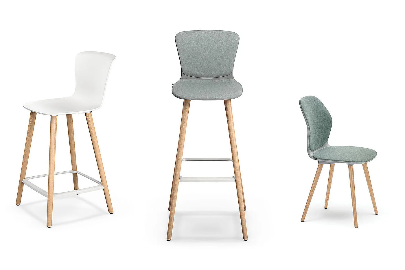 Collection chaises différentes hauteurs, chaise de collectivité sedus se spot stool mobilier de bureaux