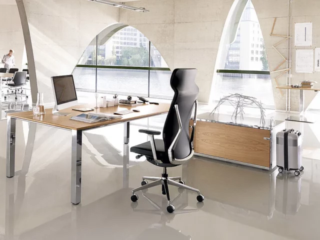 siege de travail innovant synchronisation aux mouvements, fauteuil de direction mobilier professionnel